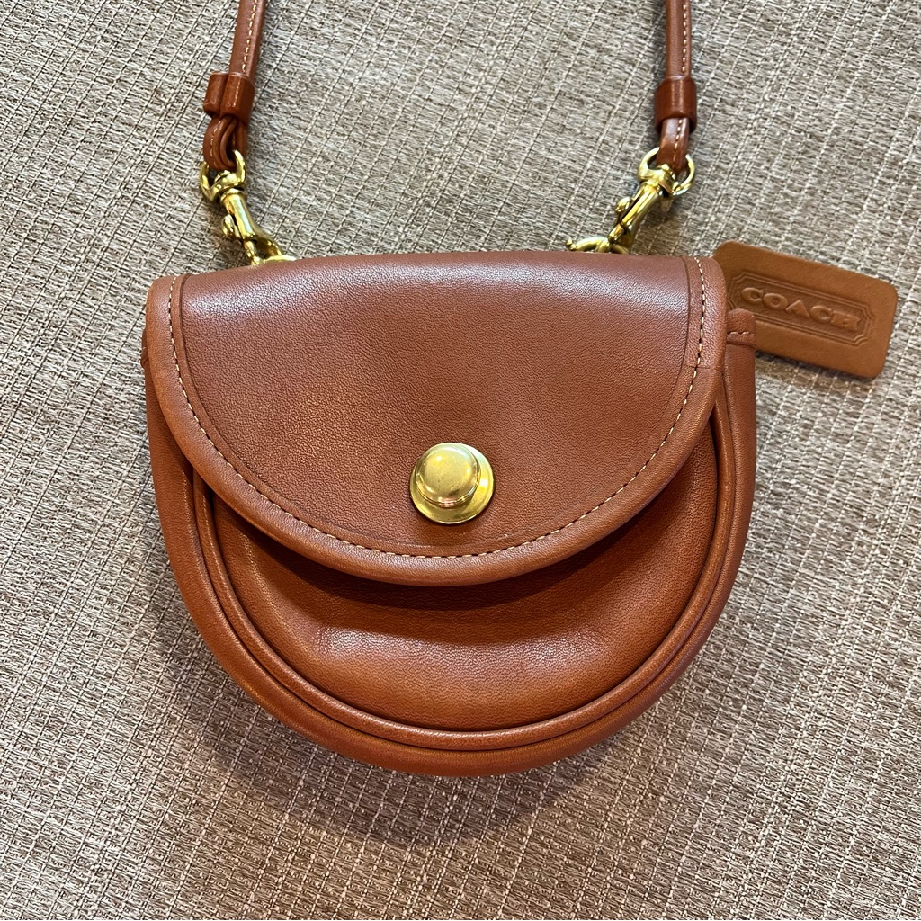 Coach Tan Leather Mini Bag